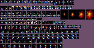 Lemmings Can You Dig It - Lemmings Spritesheet